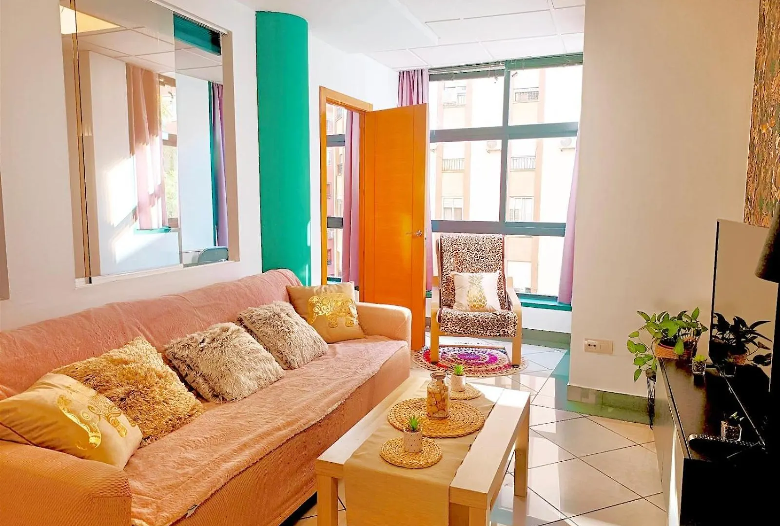 말라가 Apartamento El Bambu Cerca Del Mar 아파트
